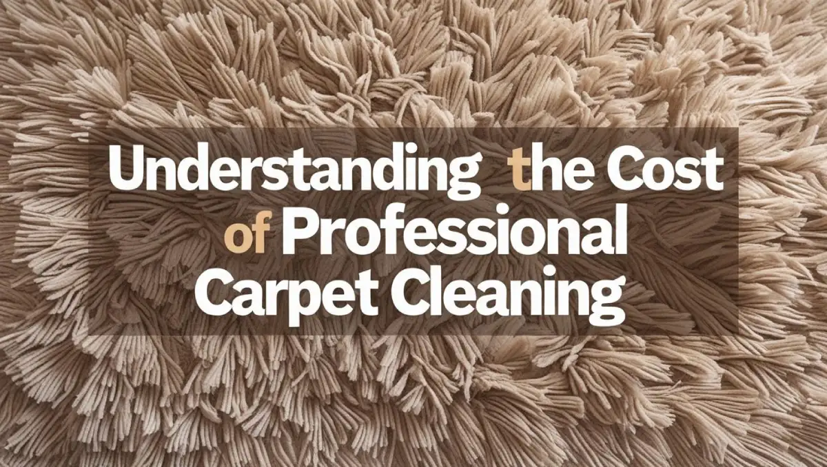 Cost of Professional Carpet Cleaning.